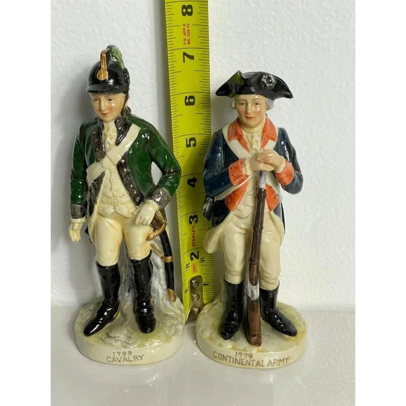 Vintage Military Calvary Continental Army Japan Soldier Porcelain Figure KW3678 - Picture 8 of 12